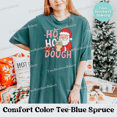 Ho Ho Dough Shirt, Sourdough Christmas Baking Tee, Holiday Bread Baker Gift, Sourdough Santa, Christmas Sourdough Tshirt, Ho Ho Ho Baker