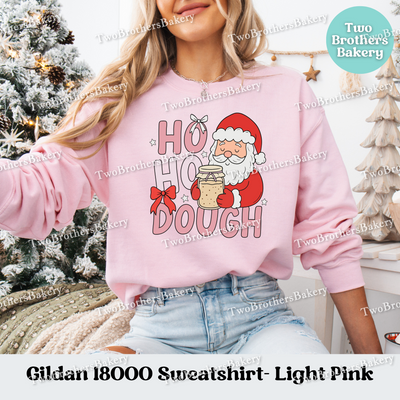 Ho Ho Dough Sweatshirt, Sourdough Christmas Hoodie, Holiday Bread Baker Gift, Festive Baking Top, Christmas Sourdough, Sourdough Santa