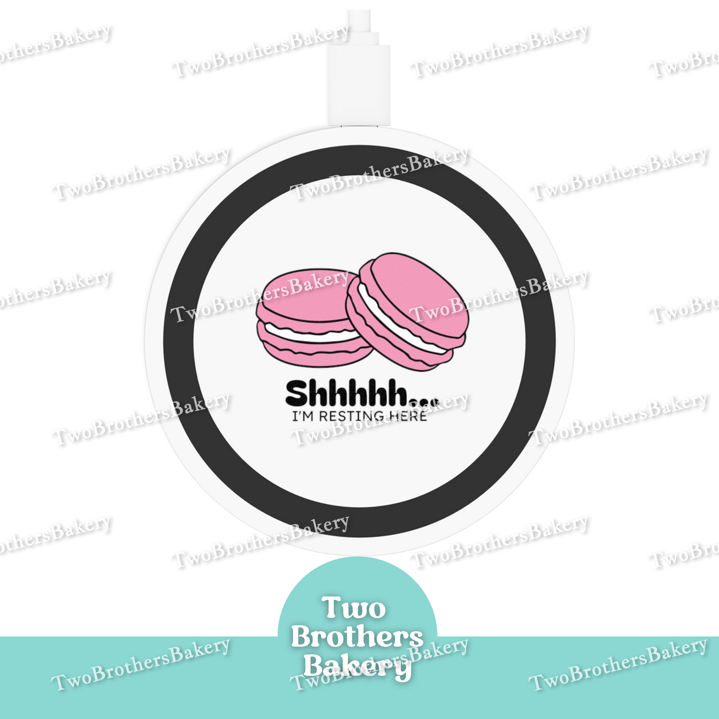 Wireless Phone Charging Pad, Gift for Macaron Bakers