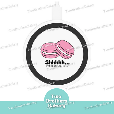 Wireless Phone Charging Pad, Gift for Macaron Bakers