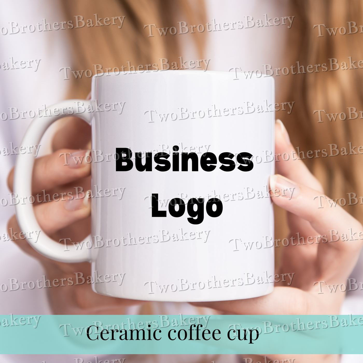 Custom Bakery Logo Cup