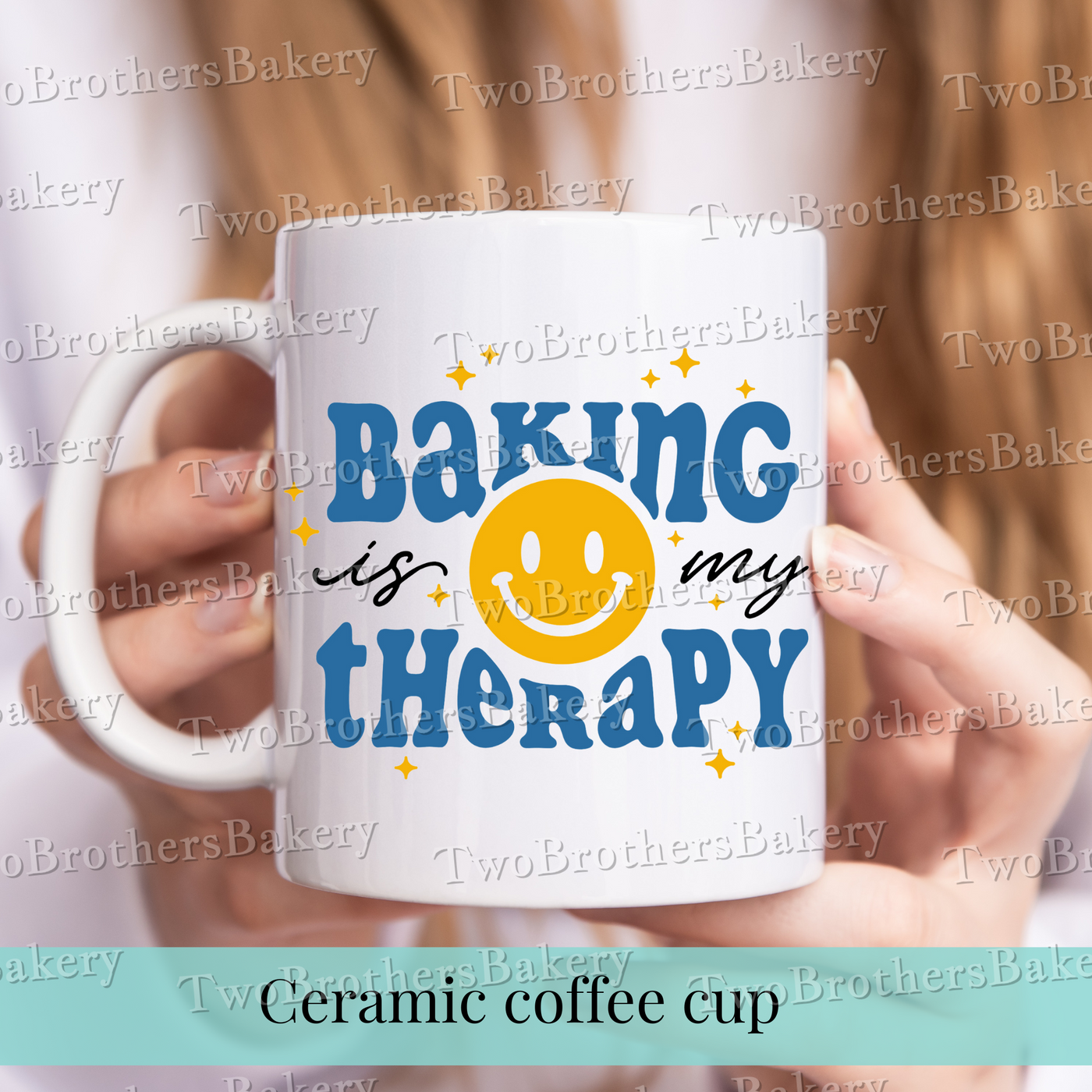 Baking is My Therapy Coffee Cup