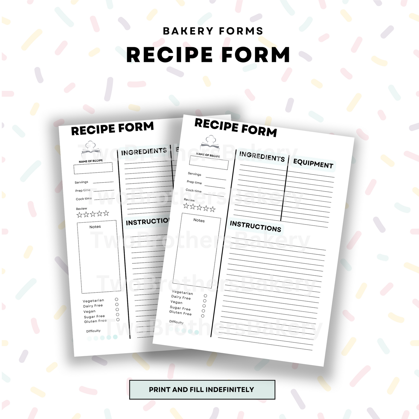 Recipe Form