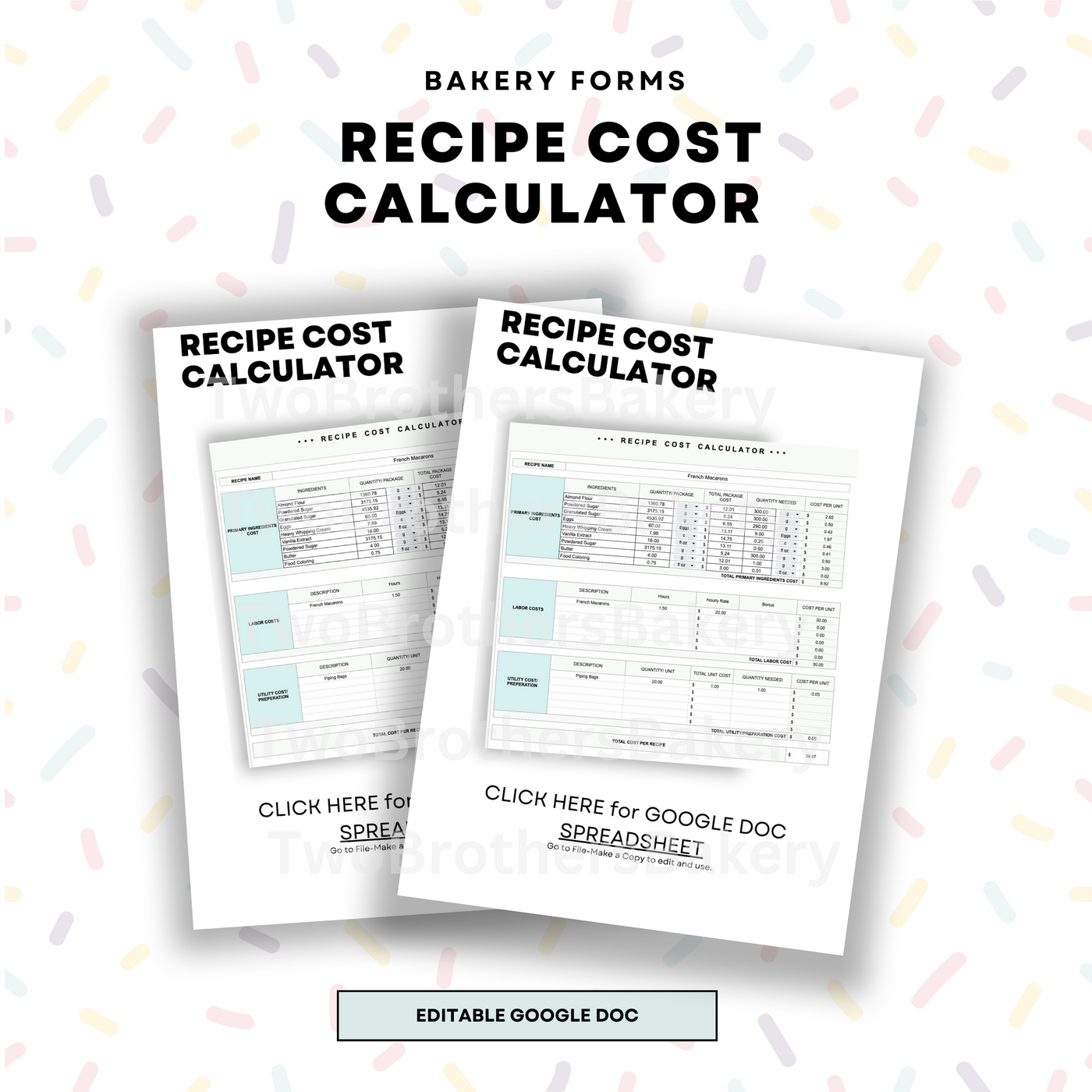 Recipe Cost Calculator