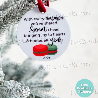 Macaron Ornament, 2025 Christmas Keepsake