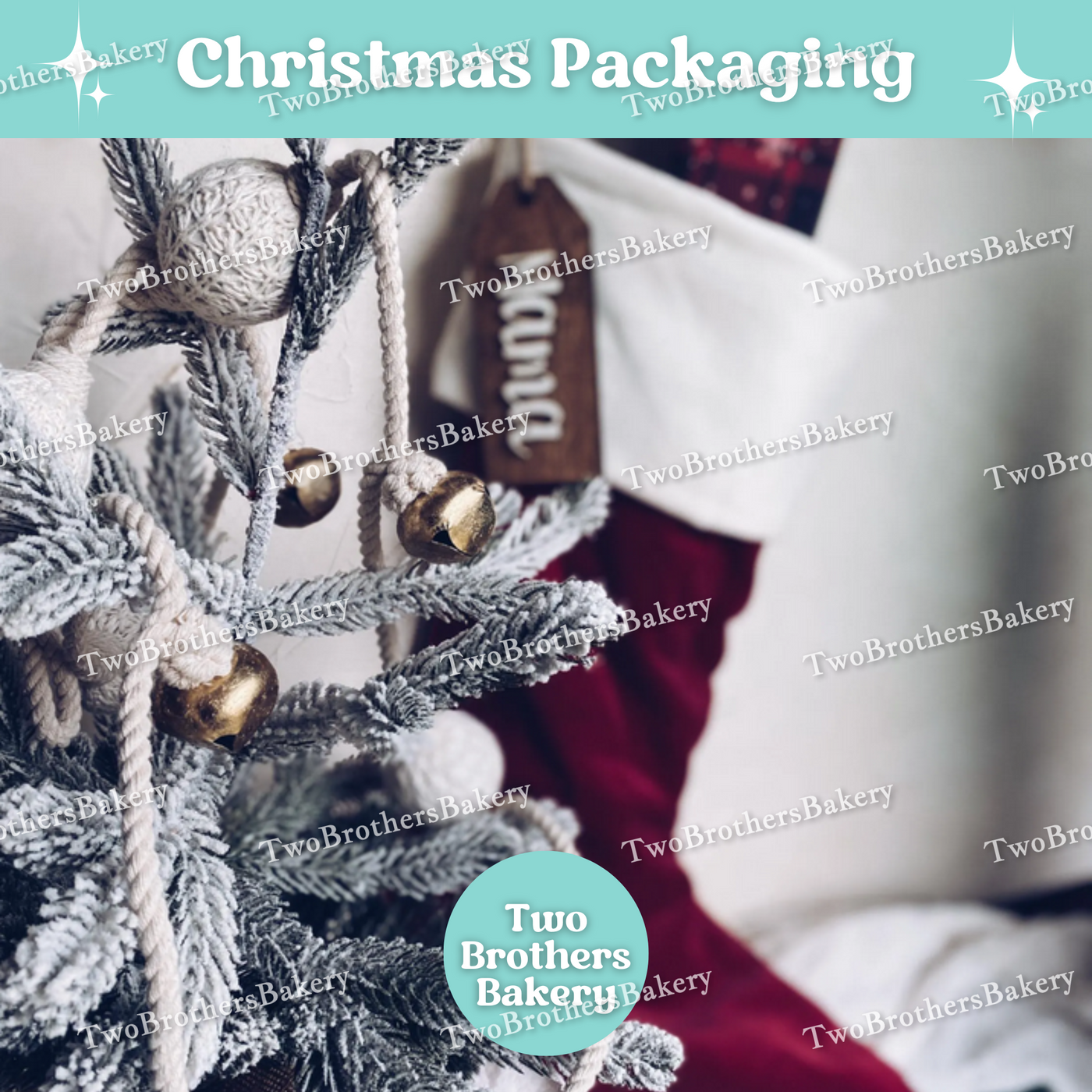 Christmas Stocking Stuffer Gift Box, Empty Bakery Packaging for Macarons, Truffles, or Treats, Plaid Holiday Gift Box with Bow, Fill with Desserts or Small Gifts, Perfect for Stocking Stuffers, Gift Exchanges & Parties