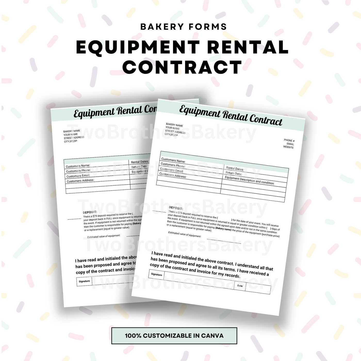 Equipment Rental Contract