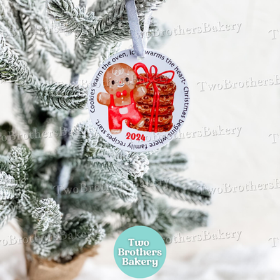 Gingerbread & Cookies Christmas Ornament, 2025 Bakers Keepsake