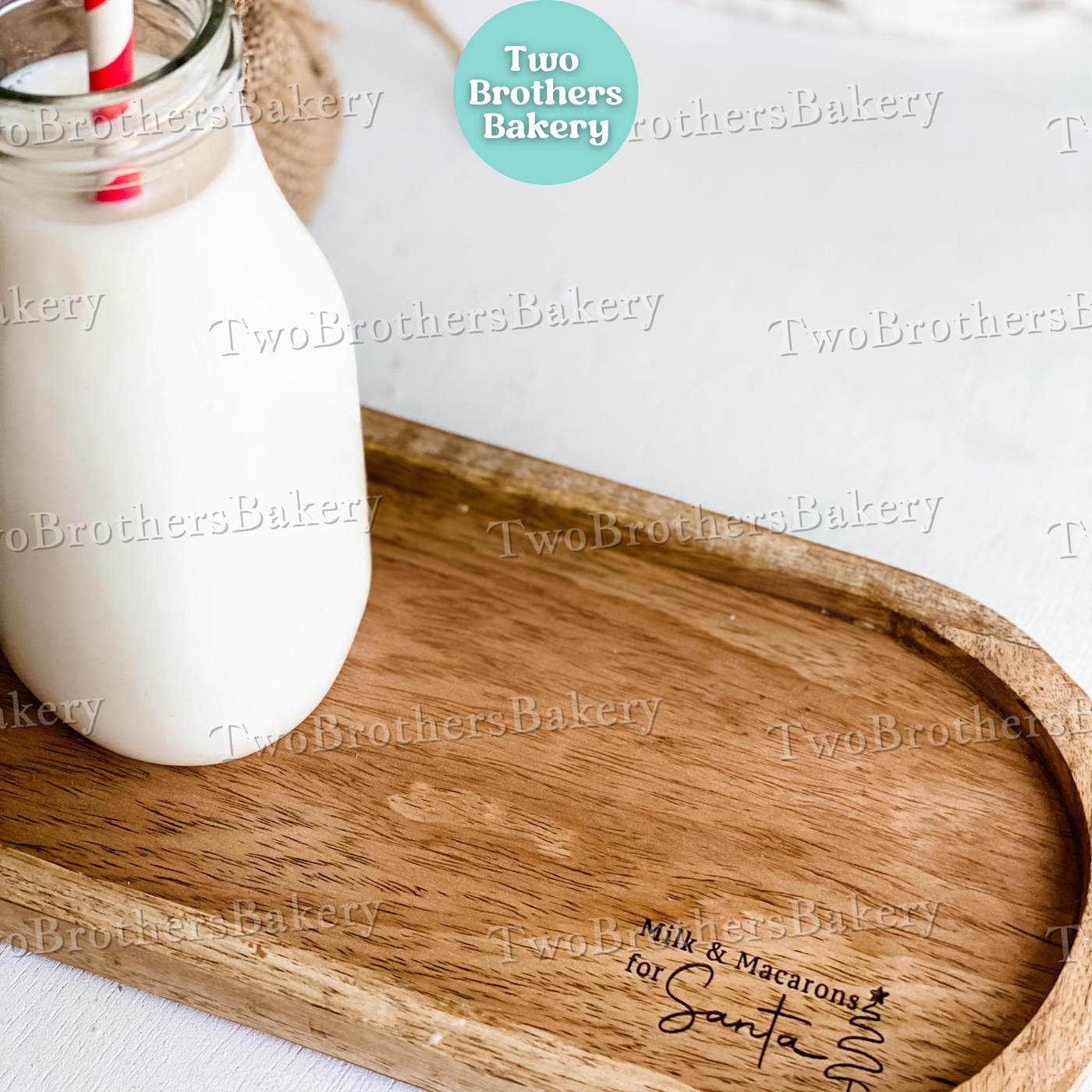 Milk & Macarons Cookie Tray for Santa, Christmas Eve Traditions, Christmas Macarons