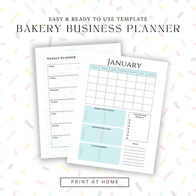 Bakers Digital Planner