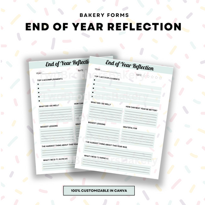 New Years Reflection & Resolutions