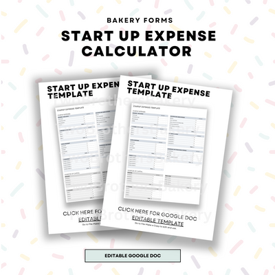 Start Up Expense Calculator/Template