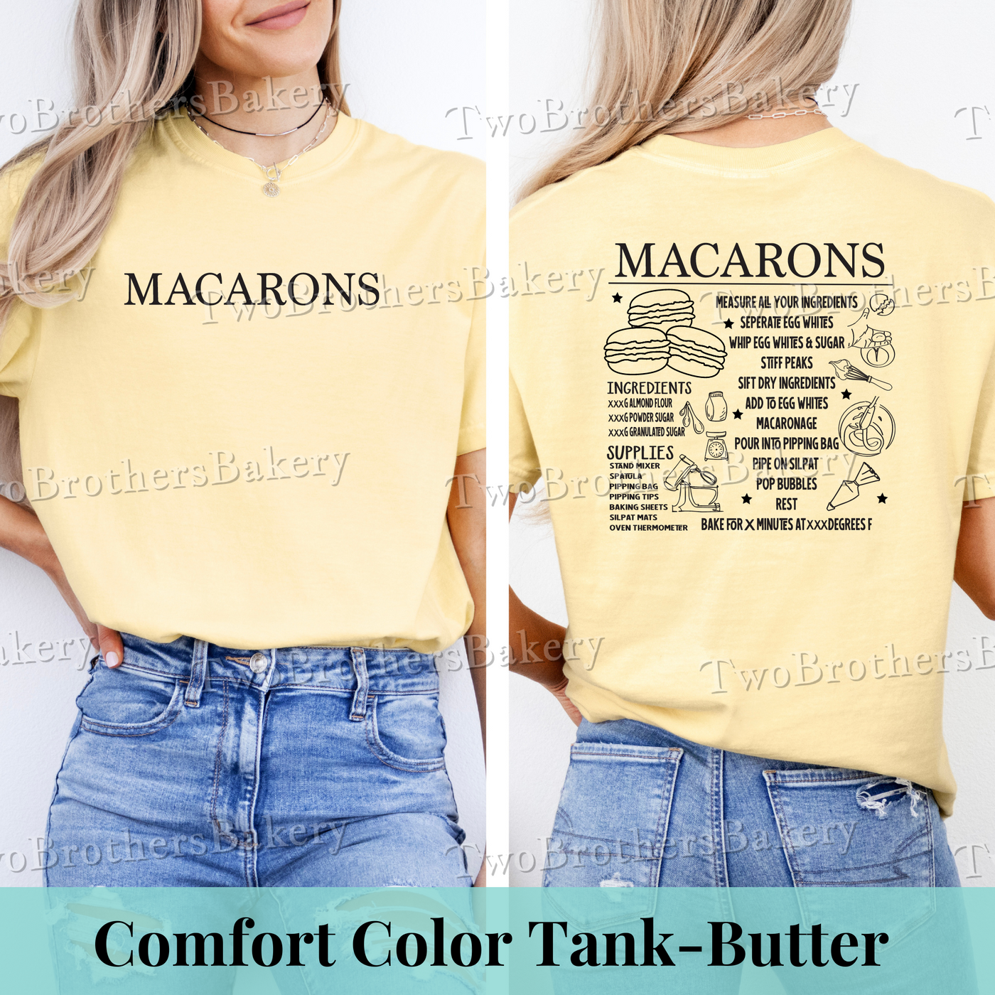 Macaron Recipe Tee