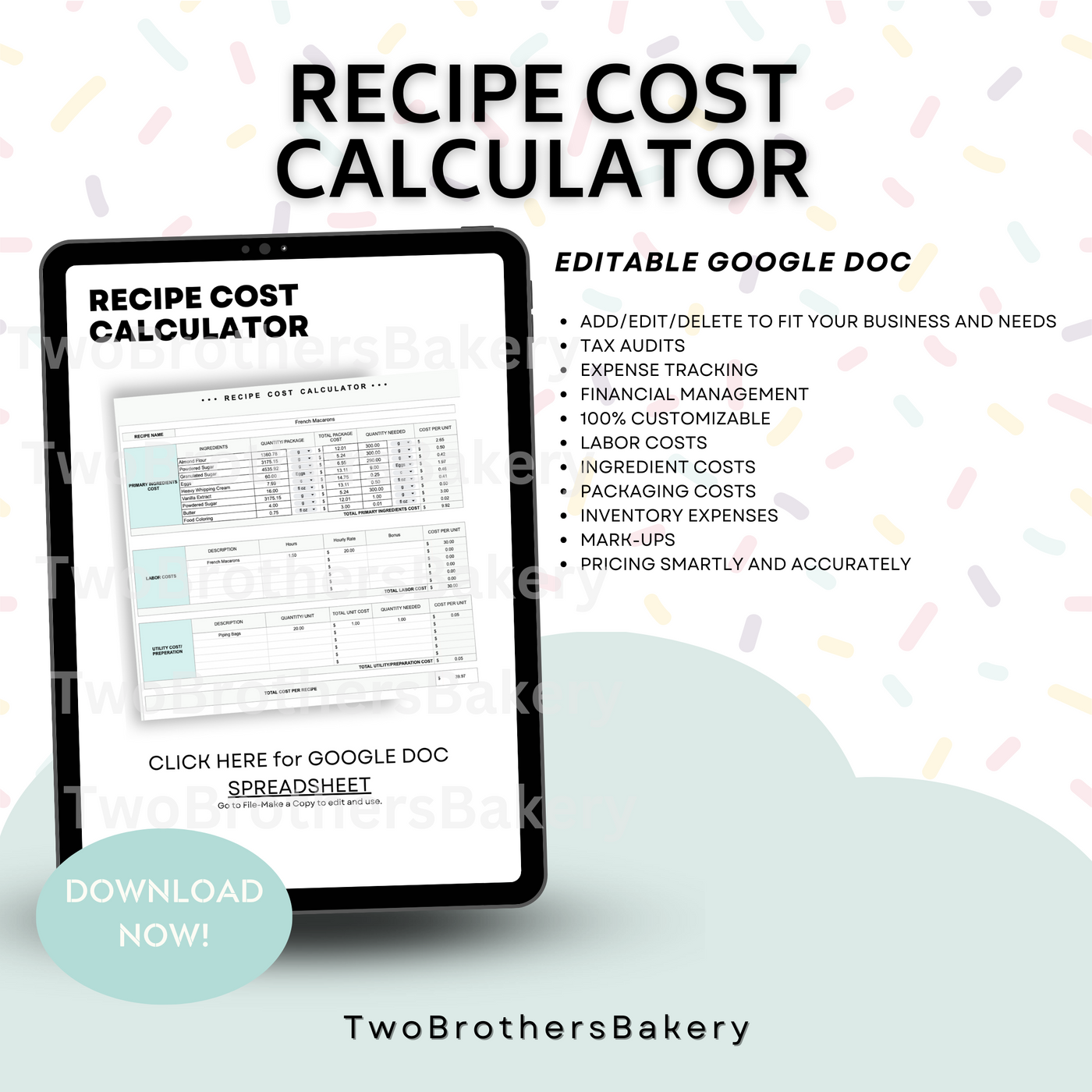 Recipe Cost Calculator