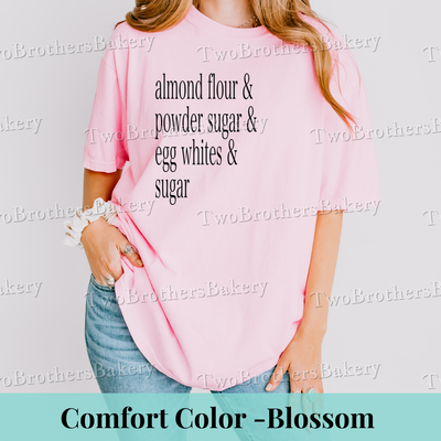 Macaron Ingredient Tee