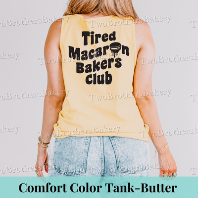 Tired Macaron Baker Tank