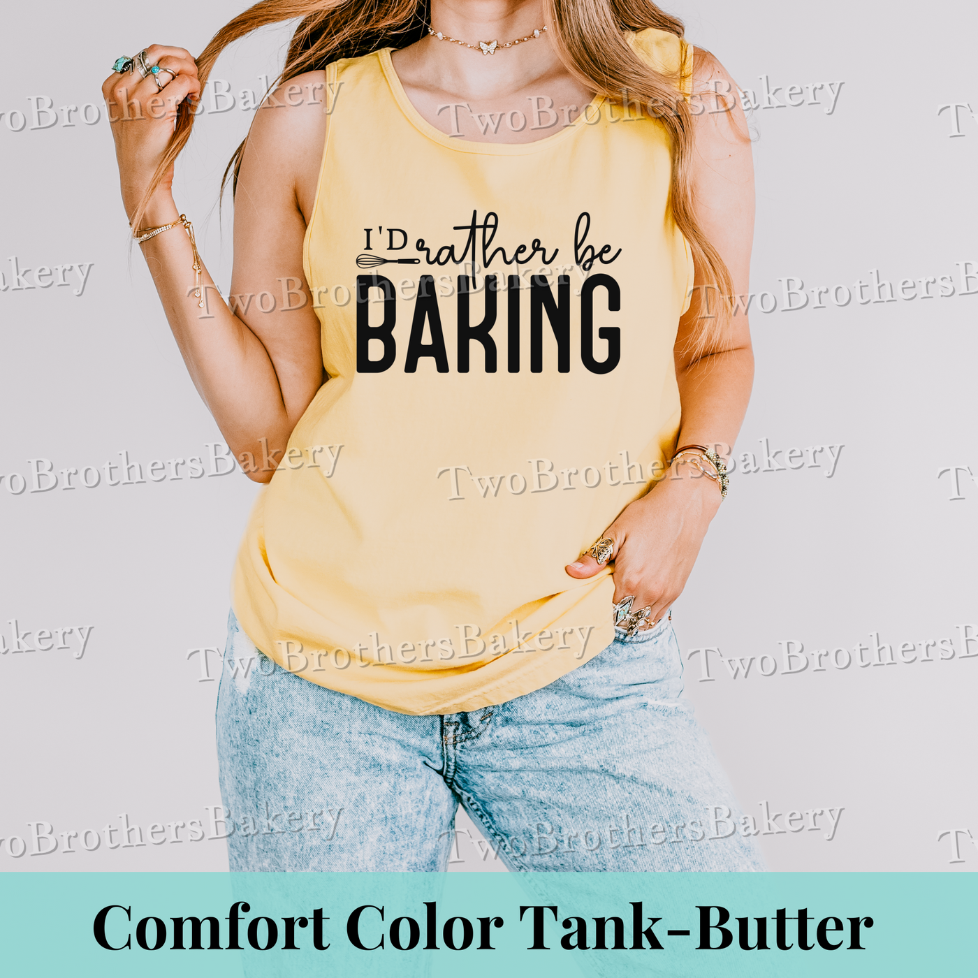 I'd Rather Be Baking Tank