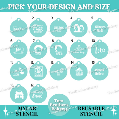 Gilmore Girls, TV Show Themed Stencils