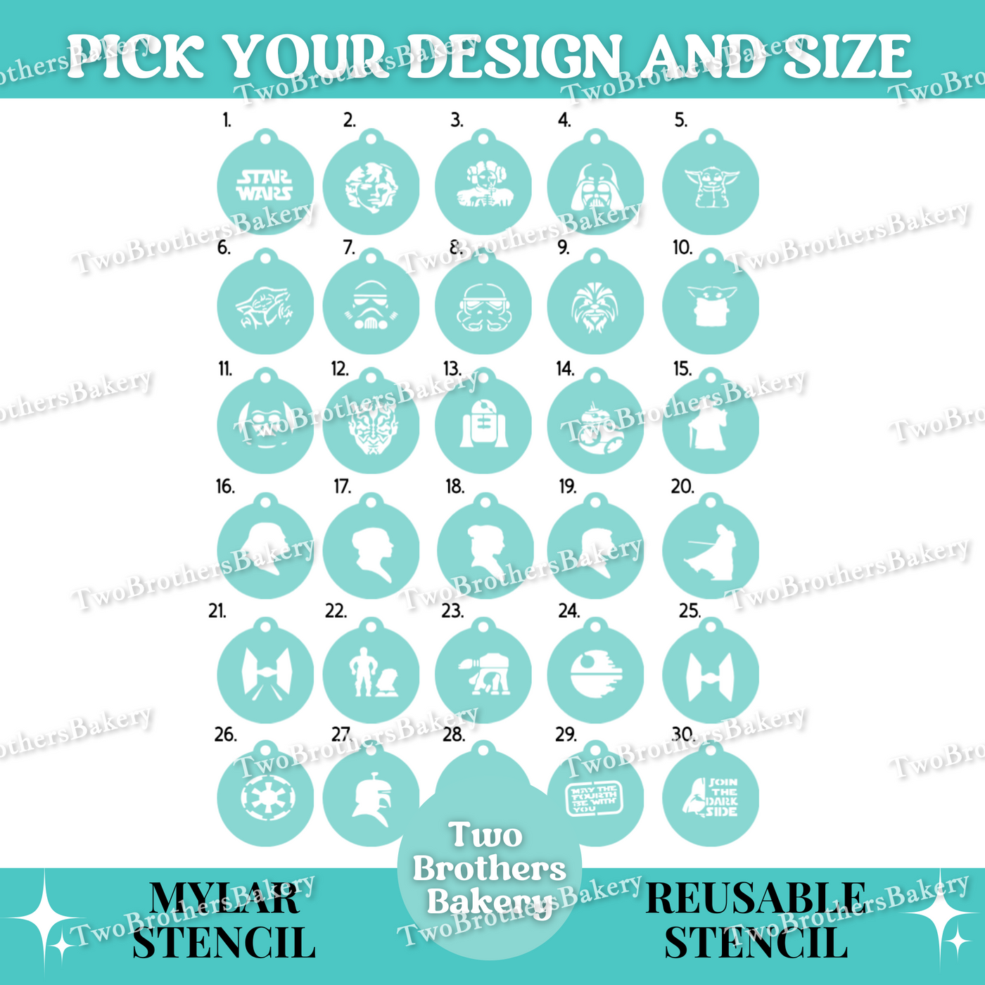 Star Wars, Pop Culture, Movie Themed Stencils