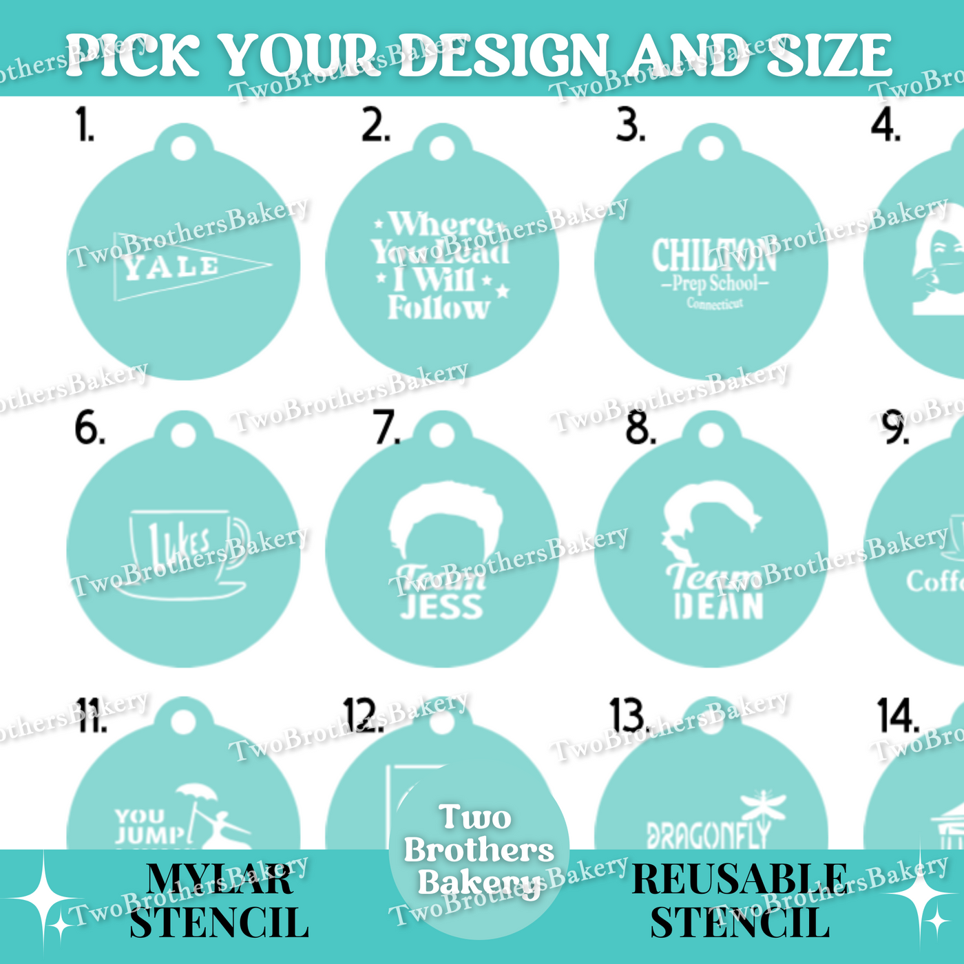 Gilmore Girls, TV Show Themed Stencils