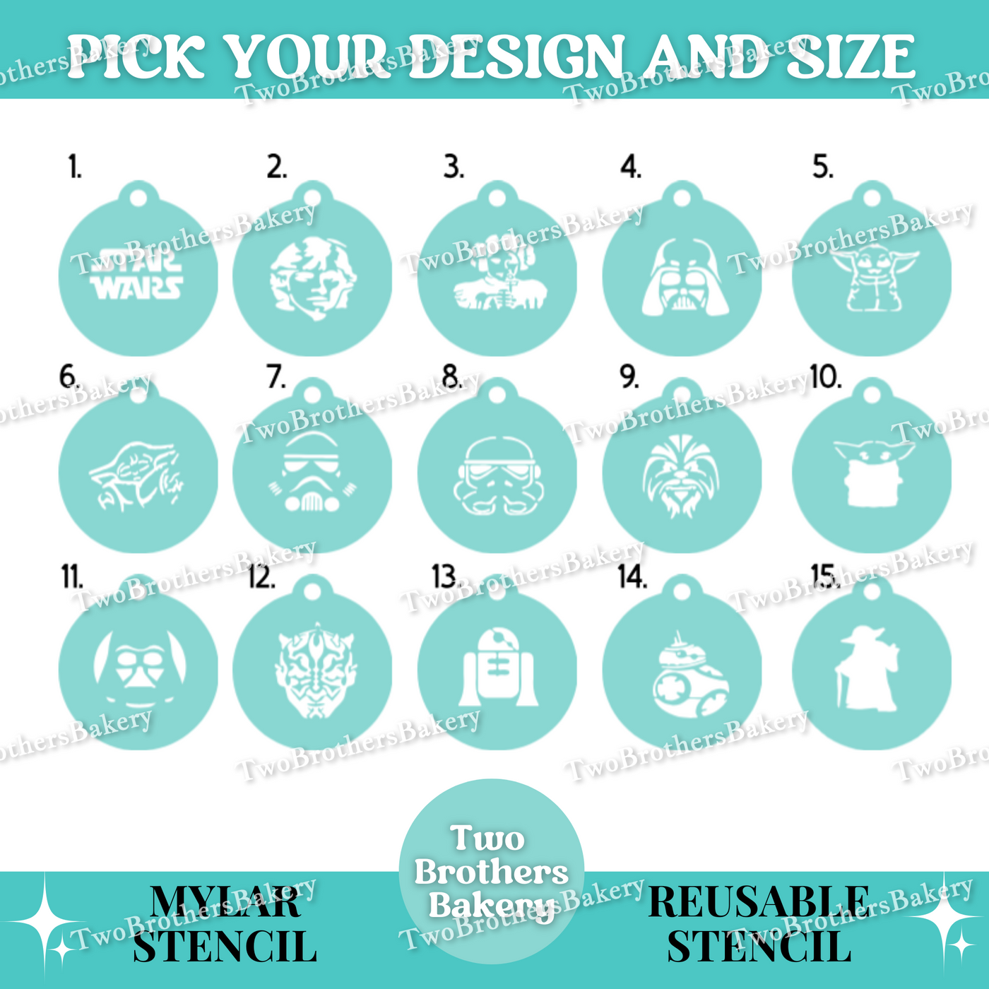 Star Wars, Pop Culture, Movie Themed Stencils