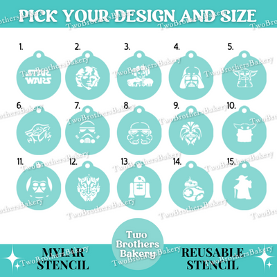 Star Wars, Pop Culture, Movie Themed Stencils