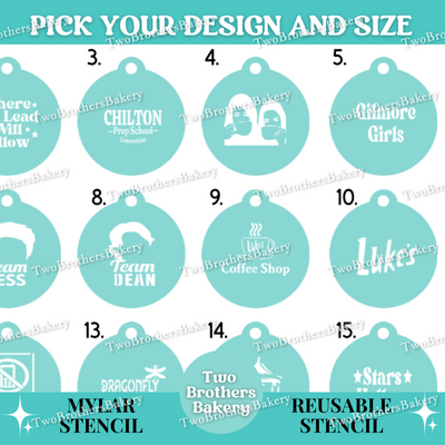 Gilmore Girls, TV Show Themed Stencils