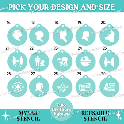 Star Wars, Pop Culture, Movie Themed Stencils
