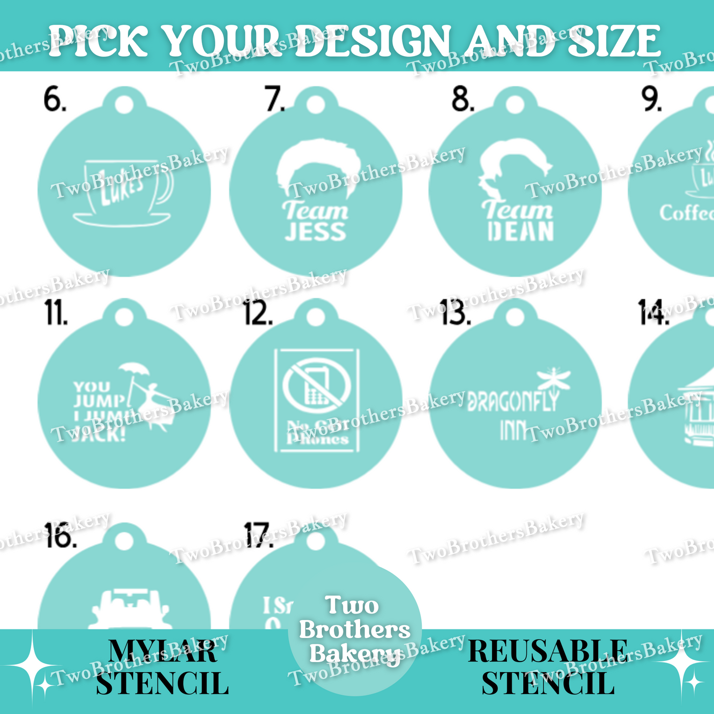 Gilmore Girls, TV Show Themed Stencils