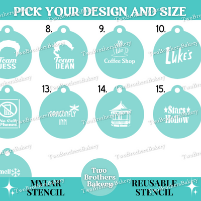 Gilmore Girls, TV Show Themed Stencils