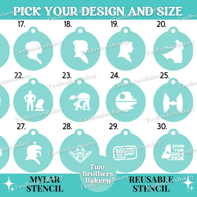 Star Wars, Pop Culture, Movie Themed Stencils