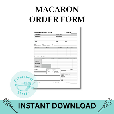 Macaron Invoice