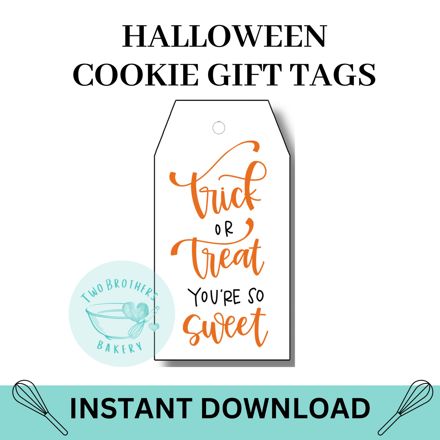 Trick or Treat Halloween Gift Tags