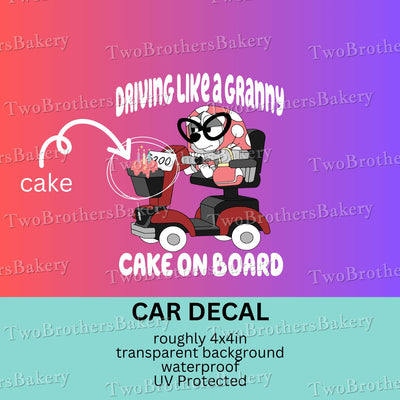 Muffin Car Decal