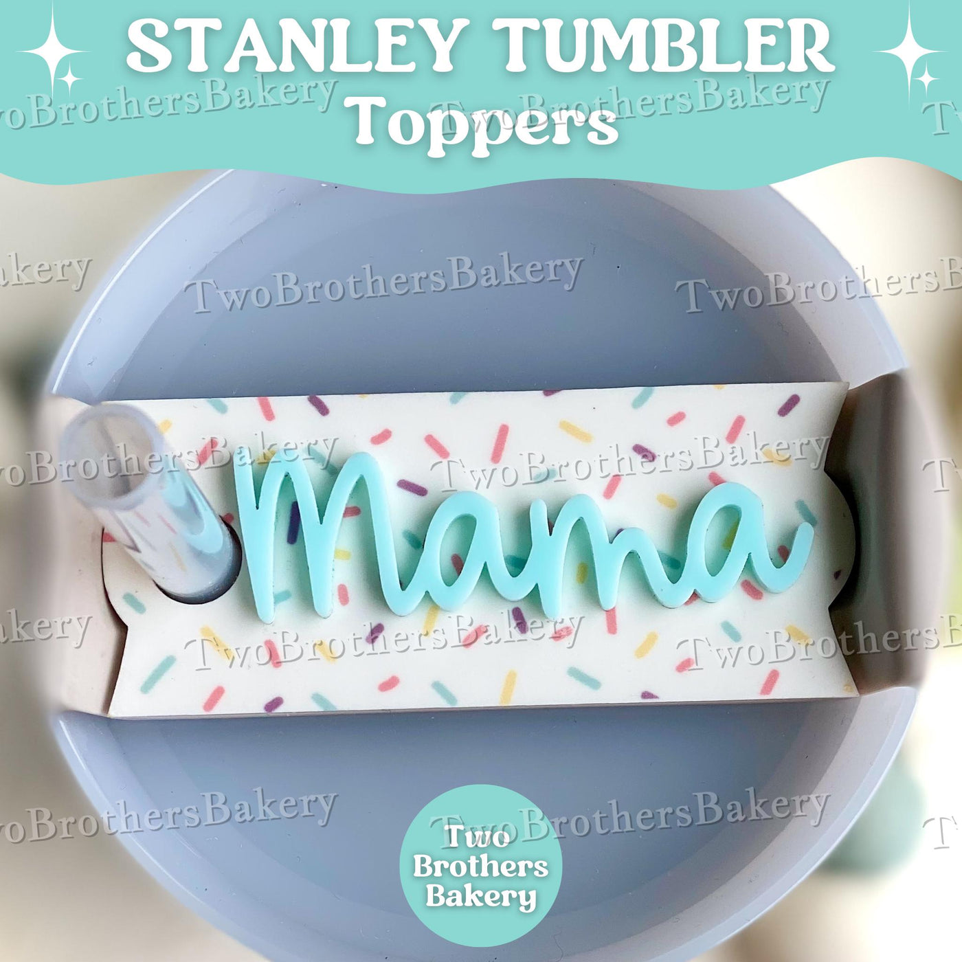 Personalized Stanley Topper for Bakers, Stanley Topper for Bakers, Tumbler Accessories, Gift For Bakers, Tumbler for Bakers, Baking Gift