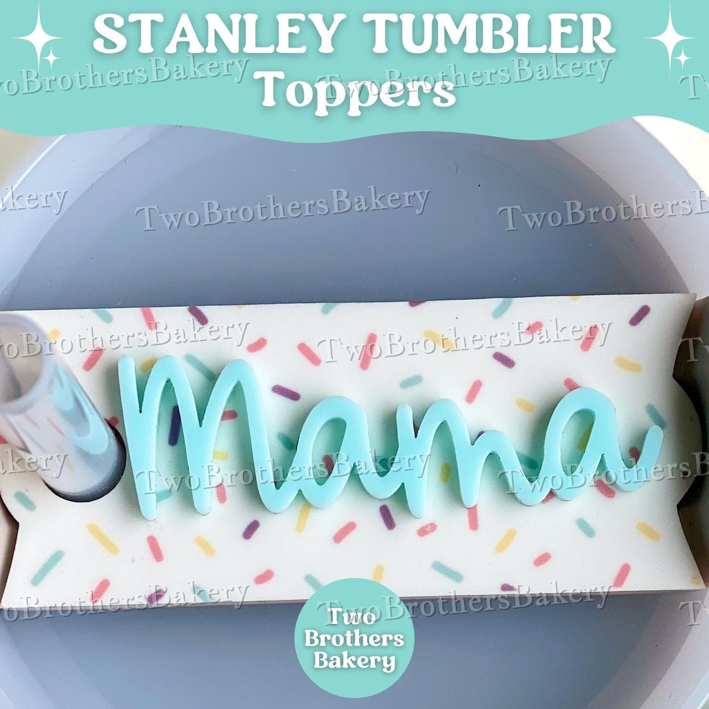 Personalized Stanley Topper for Bakers, Stanley Topper for Bakers, Tumbler Accessories, Gift For Bakers, Tumbler for Bakers, Baking Gift