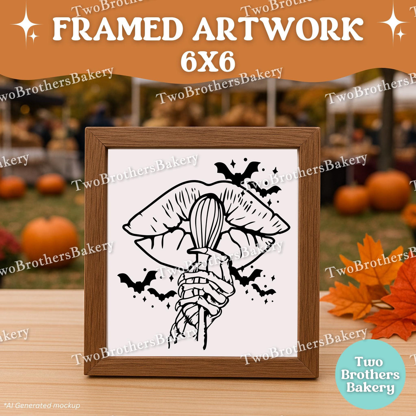 Wicked Whisk, Halloween, Kitchen Decor, Framed Art, Skeleton Hand, Baking Sign, Spooky Home, Fall Market, Gothic Bakery, Halloween Gift
