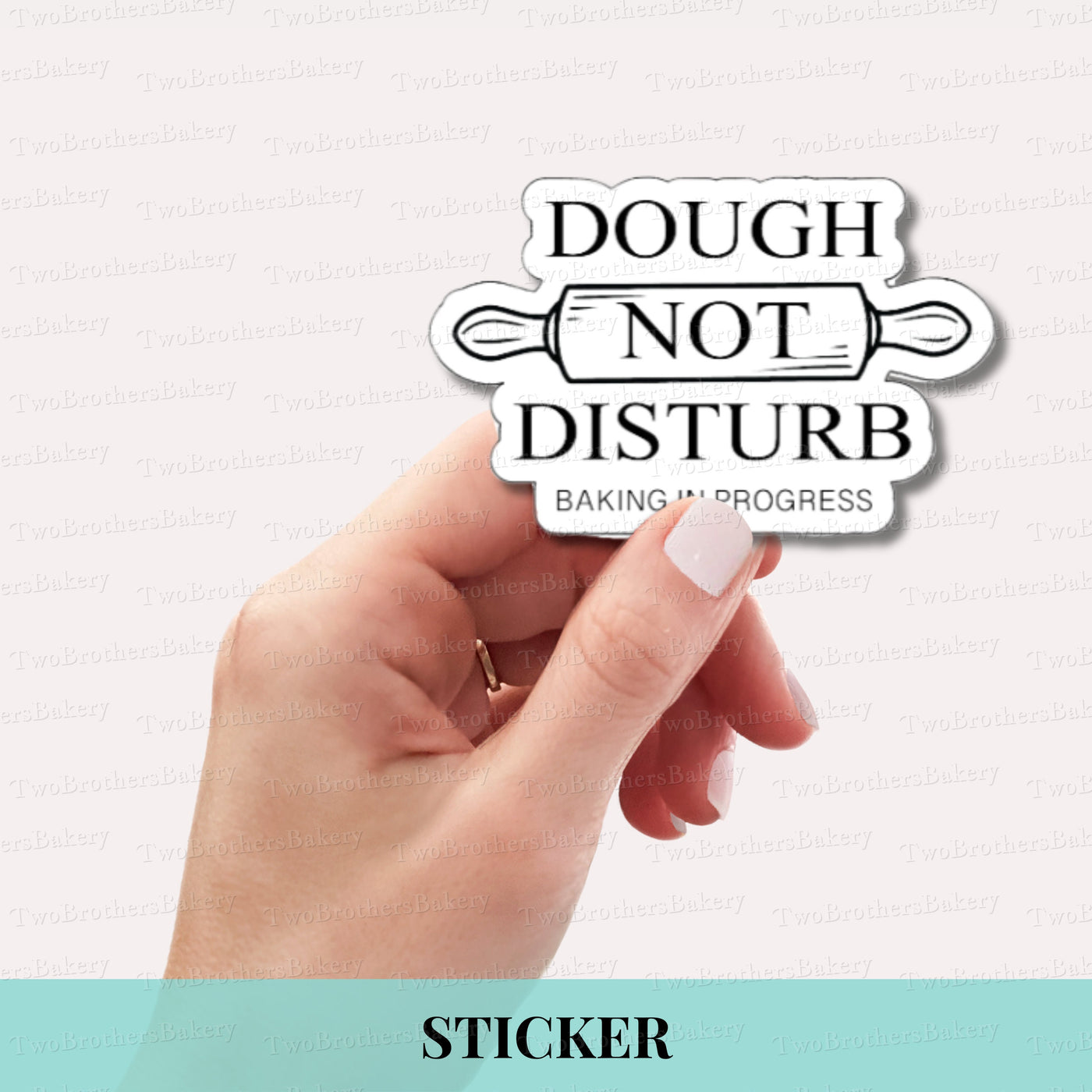 Dough Not Disturb Sticker