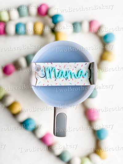 Personalized Sprinkle Stanley Topper