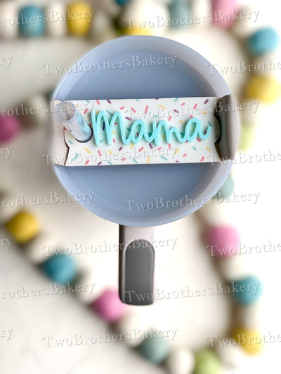 Personalized Sprinkle Stanley Topper