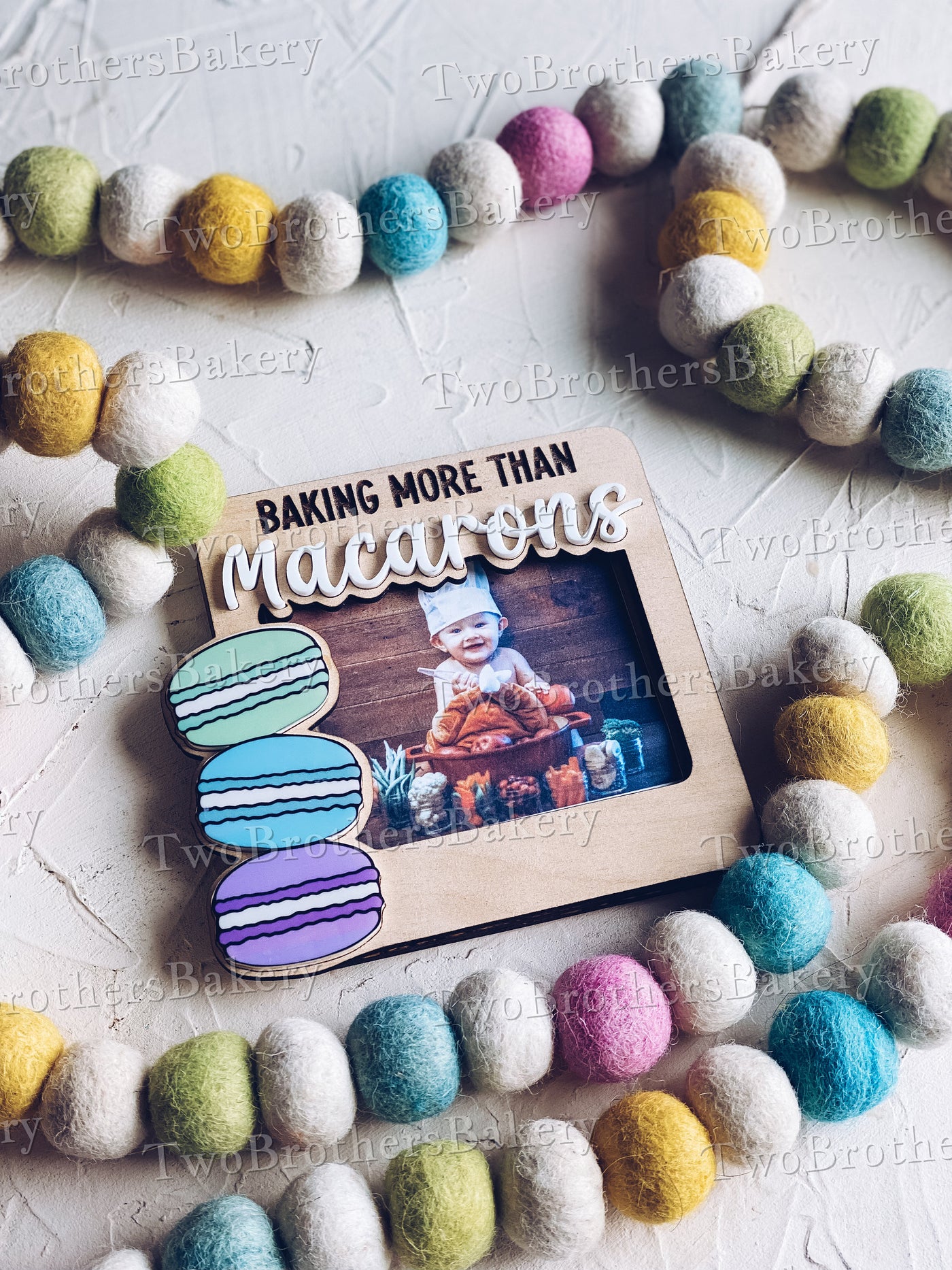 Baking More Than Macarons- Sonogram Picture Frame