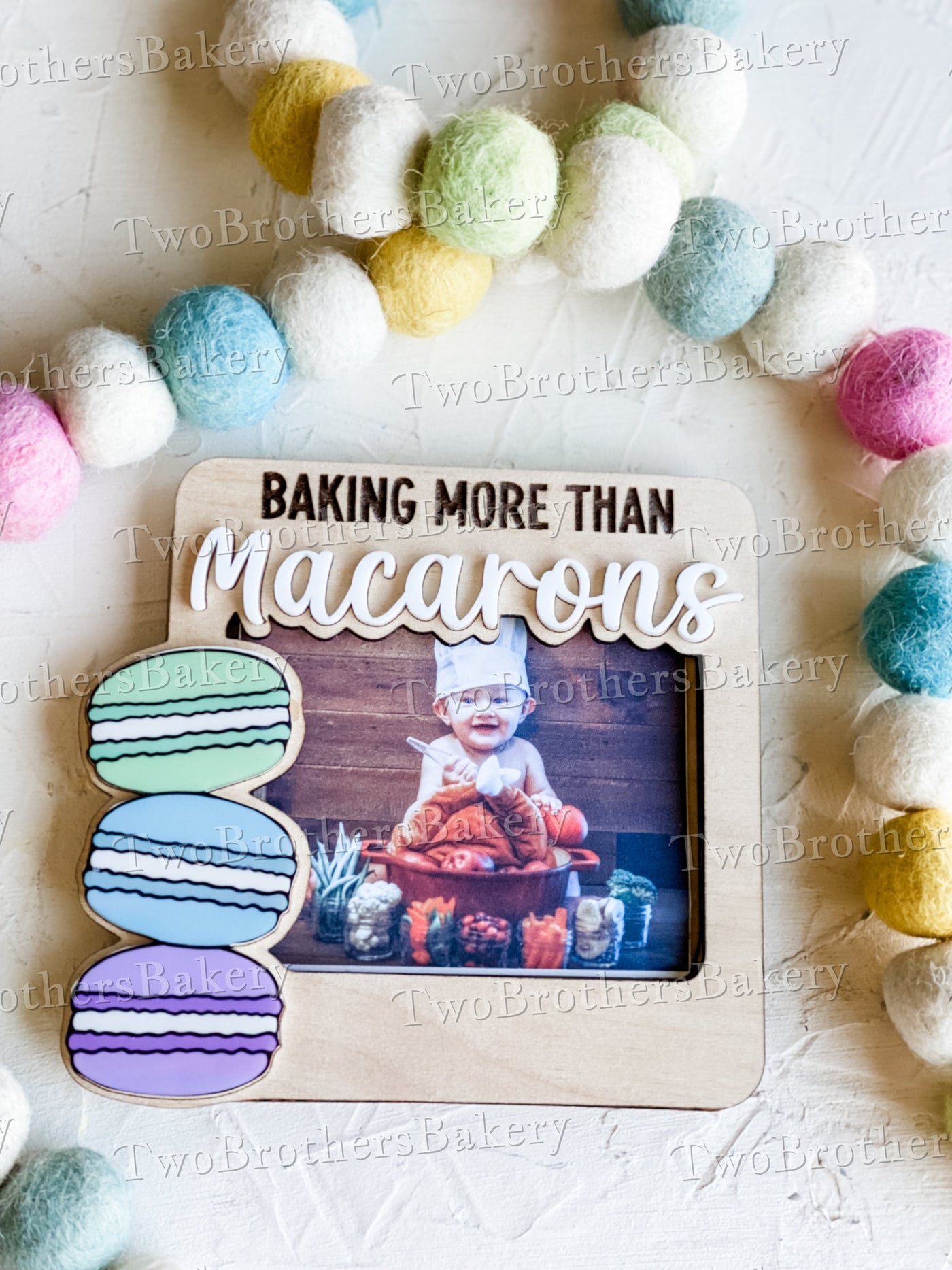 Baking More Than Macarons- Sonogram Picture Frame