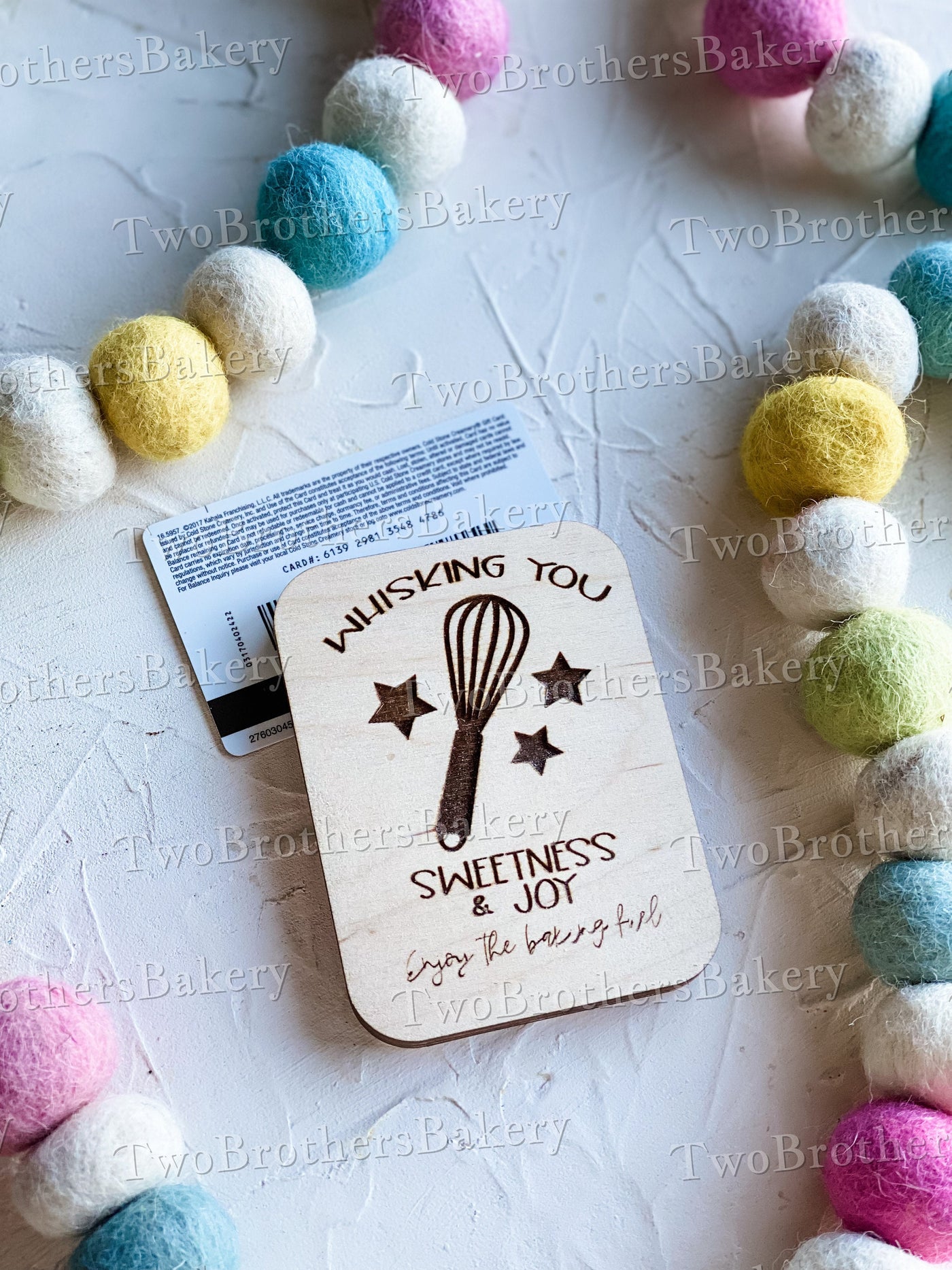 Whisking You Sweetness and Joy Gift Card Holder