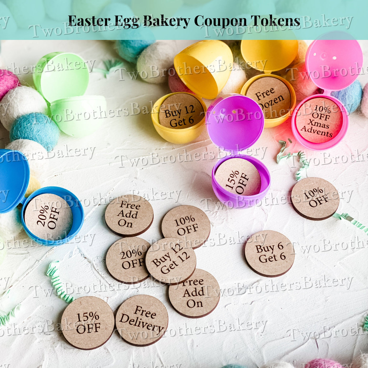 Easter Egg Tokens- Bakery Rewards