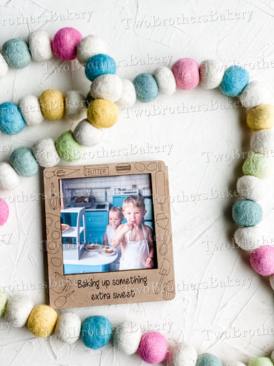 Baking Up Something Extra Sweet Magnetic Picture Frame