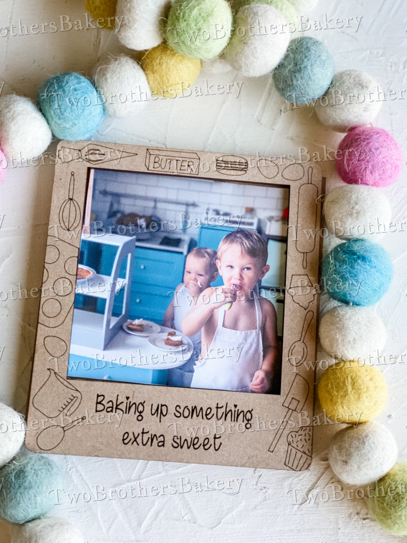 Baking Up Something Extra Sweet Magnetic Picture Frame