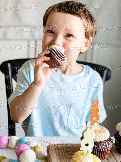 Easter Bunny Cupcake Toppers